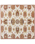 Pikkukuva 4 / 6: Matto beige ruskea 200 x 200 cm villa itämainen kuvio neliö maalaismainen