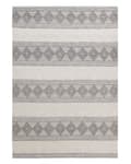 Pikkukuva 4 / 6: Matto vaalea beige harmaa 140 x 200 cm villa geometrinen kuvio suorakulmio moderni boho