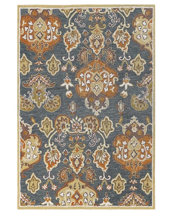 Matto monivärinen 140 x 200 cm villa itämainen kuvio suorakulmio maalaismainen perinteinen
