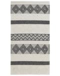 Pikkukuva 4 / 6: Matto vaalea beige harmaa 80 x 150 cm villa suorakulmio geometrinen kuvio moderni boho