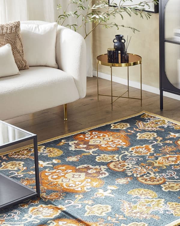 Matta Flerfärgad Ull 160 x 230 cm Tjock tät lugg orientaliskt mönster