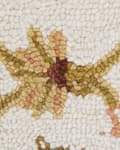 Miniatyrbild 5 av 6: Matta Beige och brun ull 140 x 200 cm Tjock tät lugg orientaliskt mönster