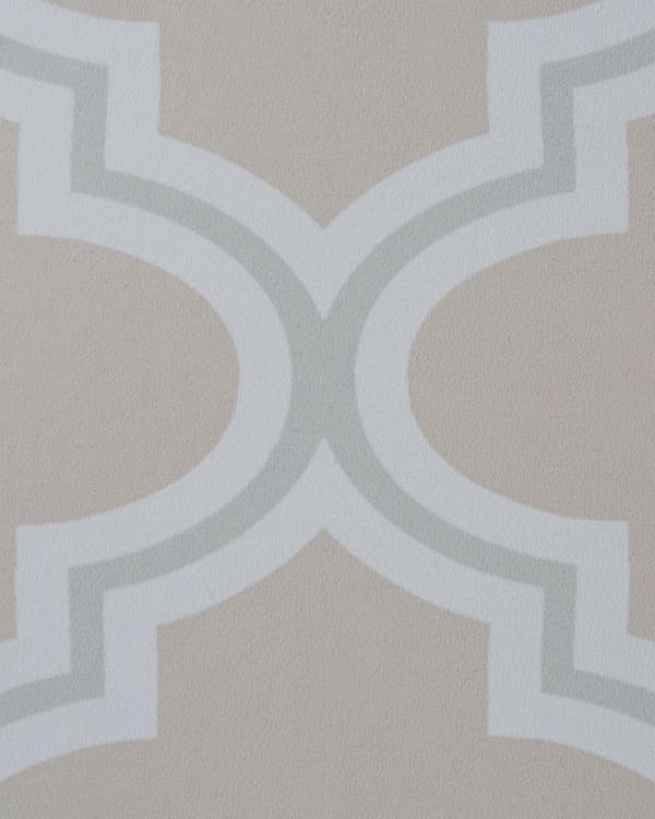 Løbertæppe Beige Polyester 60 x 200 cm Orientalsk Quatrefoil mønster Stue soveværelse dekorationer