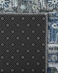 Miniatyrbillede 5 af 6: Løber Tæppe Grå og Blå Polyester 80 x 300 cm Orientalsk nødstedte Stue Soveværelse Dekorationer