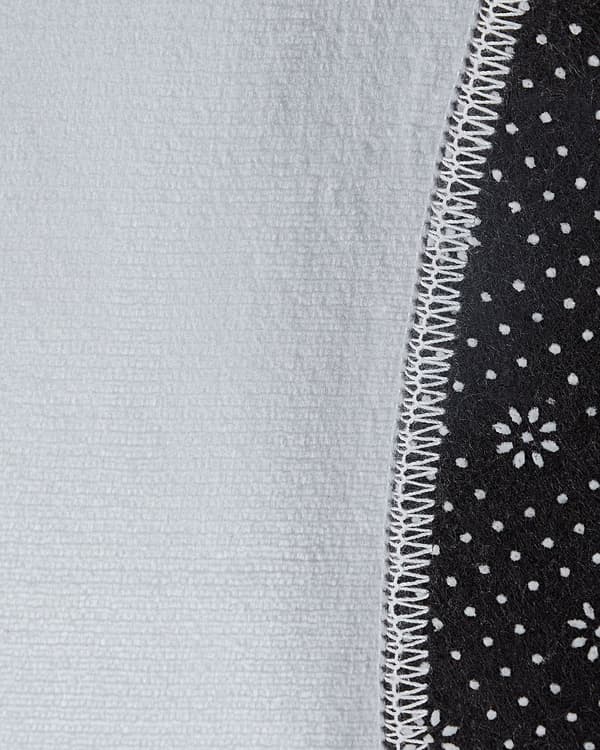 Børnetæppe grå polyester ⌀ 100 cm legemåtte med katteprint børneværelse værelse