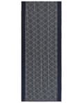 Miniatyrbillede 4 af 6: Område Tæppe Marineblå Polyester 80 x 200 cm Løber Geometrisk Mønster Stue Soveværelse Gang Traditionel