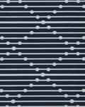 Miniatyrbillede 6 af 6: Område Tæppe Marineblå Polyester 80 x 200 cm Løber Geometrisk Mønster Stue Soveværelse Gang Traditionel
