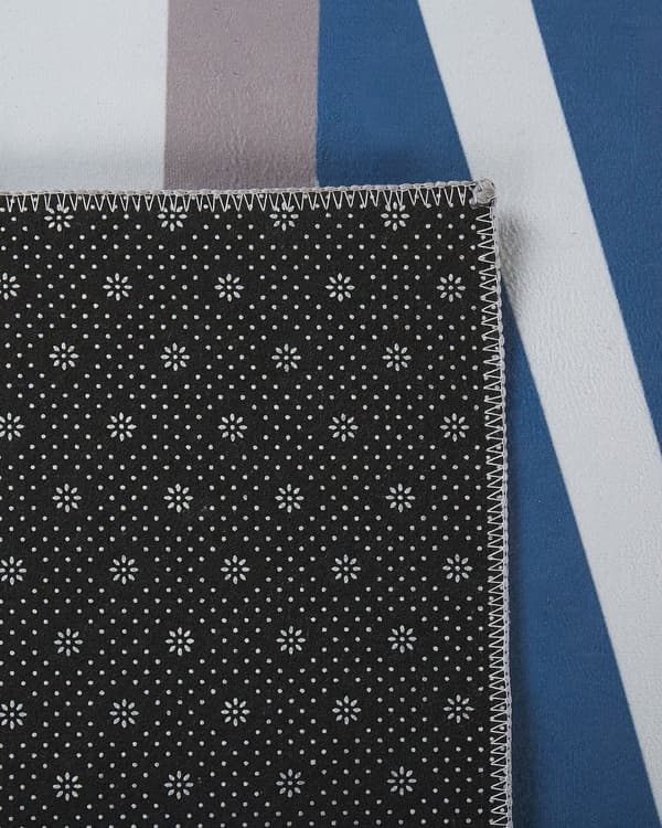 Matta Flerfärgad Polyester 70 x 200 cm Geometriskt randigt mönster Halkskydd Modern hall