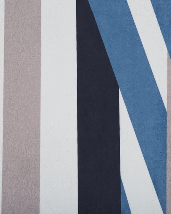 Matta Flerfärgad Polyester 70 x 200 cm Geometriskt randigt mönster Halkskydd Modern hall