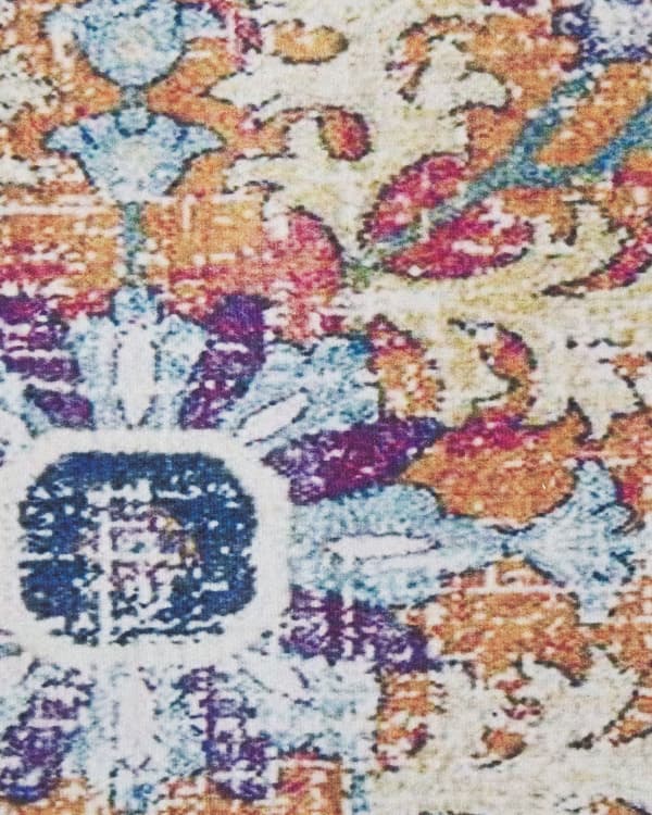 Matto monivärinen polyesteri 60 x 200 cm käytävälle itämainen kuviointi vintage-tyyli