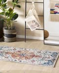 Pikkukuva 2 / 6: Matto monivärinen polyesteri 60 x 200 cm käytävälle itämainen kuviointi vintage-tyyli