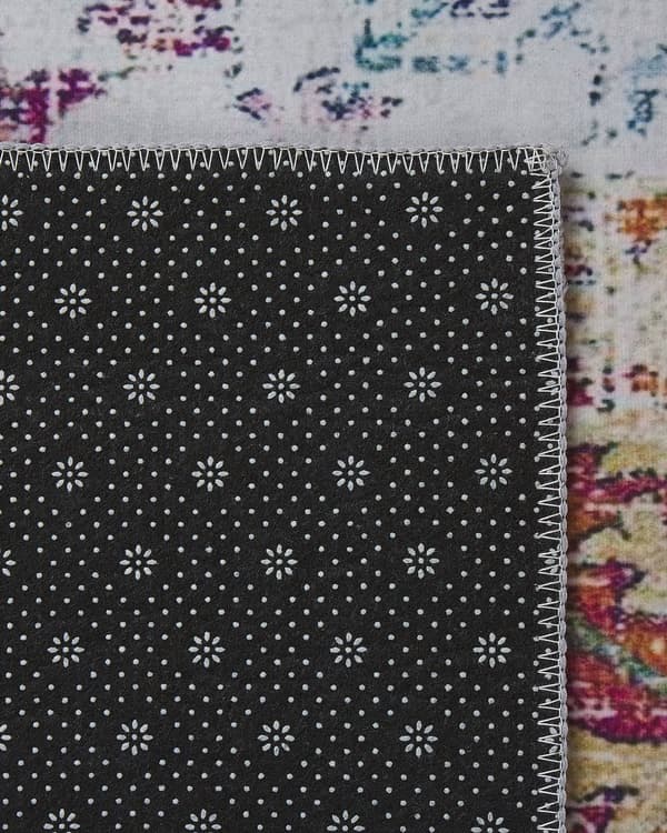 Matto monivärinen polyesteri 60 x 200 cm käytävälle itämainen kuviointi vintage-tyyli