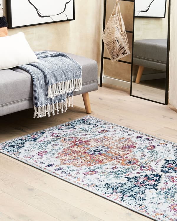 Matto monivärinen polyesteri 60 x 200 cm käytävälle itämainen kuviointi vintage-tyyli