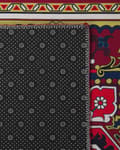 Pikkukuva 5 / 6: Matto punainen polyesteri 80 x 300 cm itämainen kuviointi vintage-tyyli