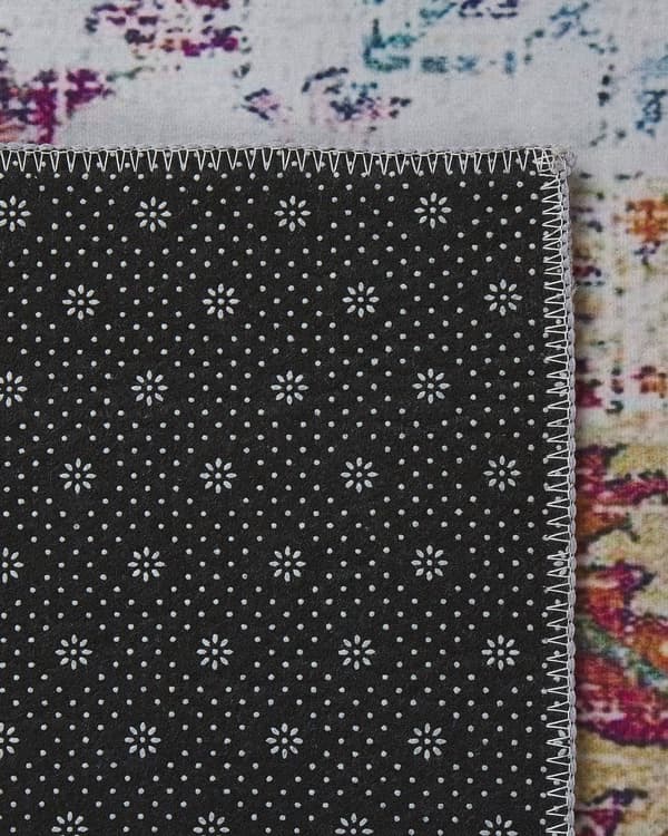 Matto monivärinen polyesteri 80 x 200 cm käytävälle itämainen kuviointi vintage-tyyli
