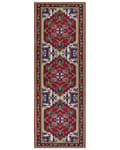 Pikkukuva 4 / 6: Matto punainen polyesteri 70 x 200 cm itämainen kuviointi vintage-tyyli