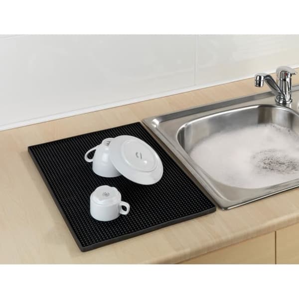 Dräneringsmatta - WENKO - Maxi - Svart - 40x30cm - Mjuk plast