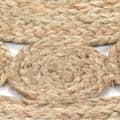Miniatyrbilde 3 av 6: vidaXL Teppe flettet jute 240 cm rundt