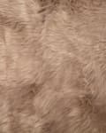 Miniatyrbilde 4 av 5: Saueskinnsteppe Brun 65 x 110 cm Naturlig Høy Pile Rustikk Stil