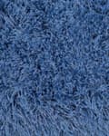 Miniatyrbilde 5 av 6: Teppe Blå Polyester 80 x 150 cm Shaggy Mykt Dekorativt Soverom Stue Moderne