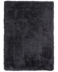 Miniatyrbilde 1 av 6: Teppe Svart Polyester 160 x 230 cm Shaggy Mykt Dekorativt Soverom Stue Moderne