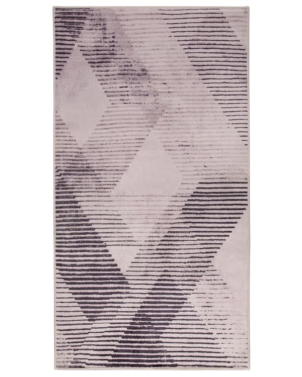 Teppe Rosa Polyester 80 x 150 cm Abstrakt Mønster med Lav Luv