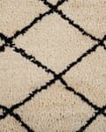 Miniatyrbilde 6 av 7: Gulvteppe Beige Svart 160 x 230 cm Geometrisk Mønster Moderne Stue Soverom