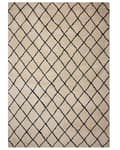 Miniatyrbilde 1 av 7: Gulvteppe Beige Svart 160 x 230 cm Geometrisk Mønster Moderne Stue Soverom