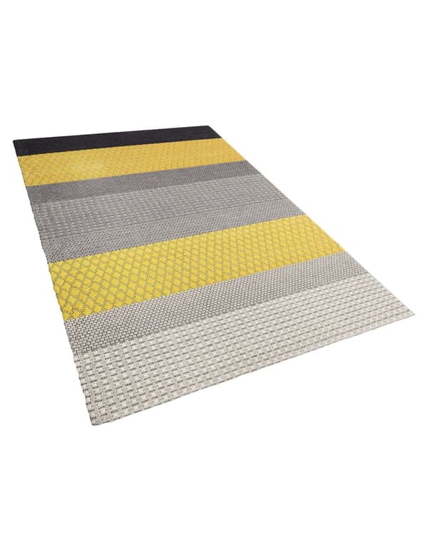 Gulvteppe 140 x 200 cm Flerfarget Ull Soverom Klassisk Moderne Stil Design
