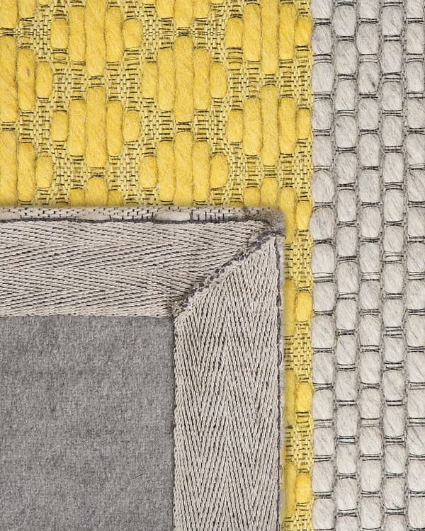 Gulvteppe 140 x 200 cm Flerfarget Ull Soverom Klassisk Moderne Stil Design
