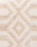 Miniatyrbilde 5 av 6: Teppe Beige Viskose 140 x 200 cm Geometrisk Mønster Håndvevd Flatvevd Skandinavisk