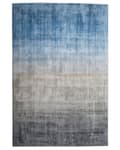 Miniatyrbilde 1 av 5: Teppe Grå Blå 140 x 200 cm Ombreeffekt Viskose Moderne Stue