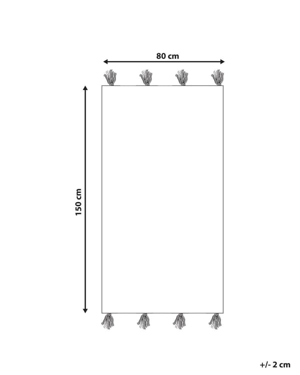 Teppe Brun 80 x 150 cm Geometrisk mønster med Dusker Orientalsk