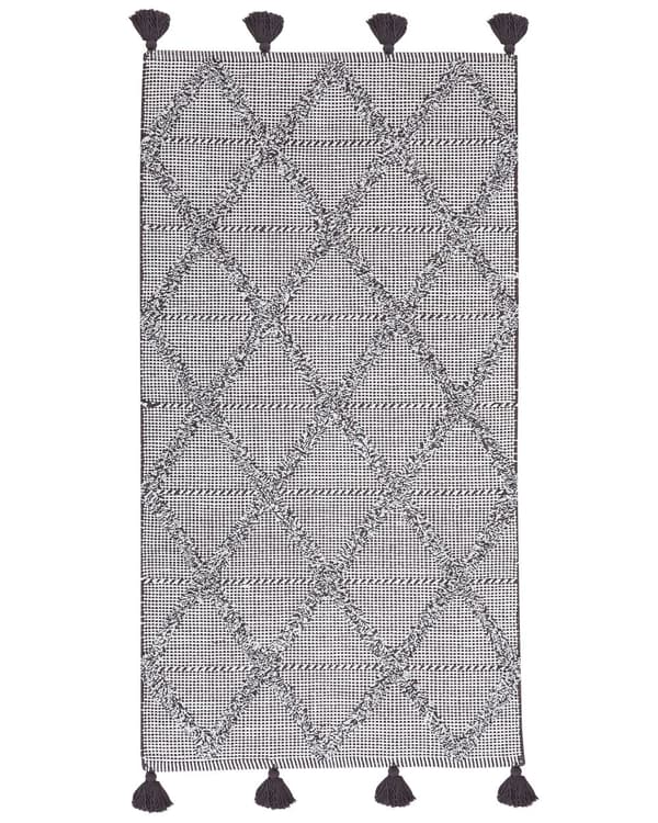 Teppe Brun 80 x 150 cm Geometrisk mønster med Dusker Orientalsk