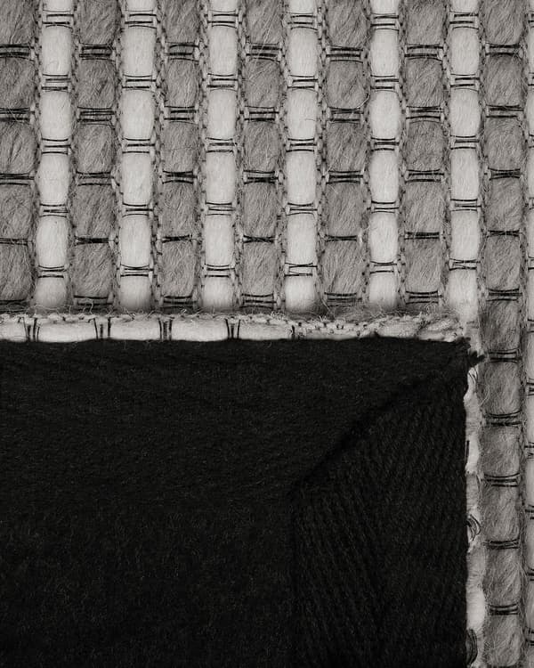 Teppe Mørkegrå Ull og Polyester 160 x 230 cm Håndtuftet Klassisk Design
