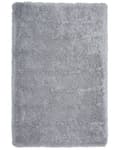 Miniatyrbilde 1 av 6: Teppe Grå Polyester 140 x 200 cm Shaggy Mykt Dekorativt Soverom Stue Moderne