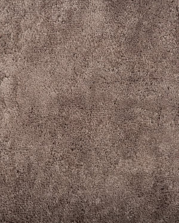 Teppe Lysebrun Bomull Polyester 200 x 200 cm Shaggy Dekorativt Tilbehør Innredning Stue Soverom Moderne