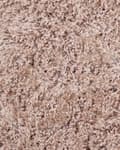Miniatyrbilde 5 av 6: Teppe Beige Polyester 80 x 150 cm Shaggy Mykt Dekorativt Innredning Soverom Stue Moderne