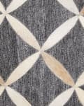 Miniatyrbilde 6 av 7: Gulvteppe Grå Beige 140 x 200 cm Geometrisk mønster Retro Jacquard Kuskinn