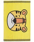 Miniatyrbilde 1 av 6: Gul løper med tigermønster 60 x 90 cm med lav luv til lekerommet for barn