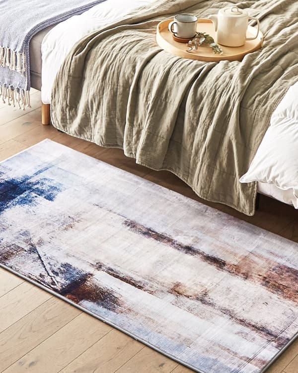 Teppe Brun Flerfarget 80 x 150 cm 3D-trykk Lav luv Modern