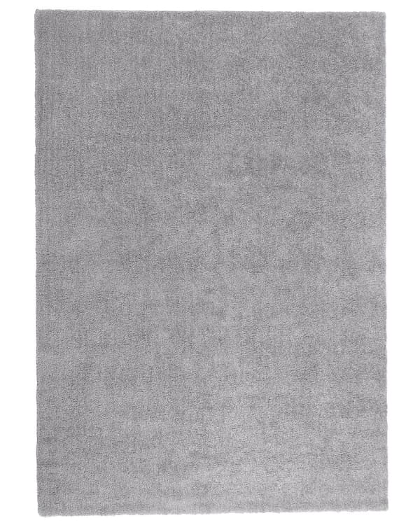 Teppe Lysegrå Polyester Bomull 160 x 230 cm Shaggy Dekorativt Moderne Tilbehør Innredning