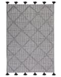 Miniatyrbilde 4 av 6: Teppe Brun 140 x 200 cm Geometrisk mønster med dusker Orientalsk