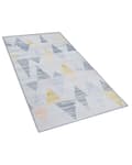 Miniatyrbilde 4 av 6: Gulvteppe Flerfarget 80 x 150 cm Polyester Geometrisk mønster Rektangulært