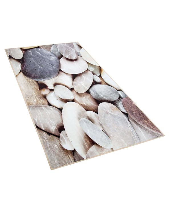 Gulvteppe Teppe Polyester 80 x 150 cm Moderne Mønster 3D Rektangulært