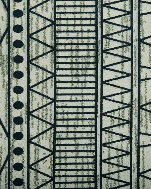 Teppe Svart og Grå Polyester 80 x 150 cm Geometrisk Mønster med Lav Lugg