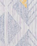 Miniatyrbilde 5 av 5: Teppe Grå med Gul Polyester 140 x 200 cm Geometrisk Mønster med Lav Luv