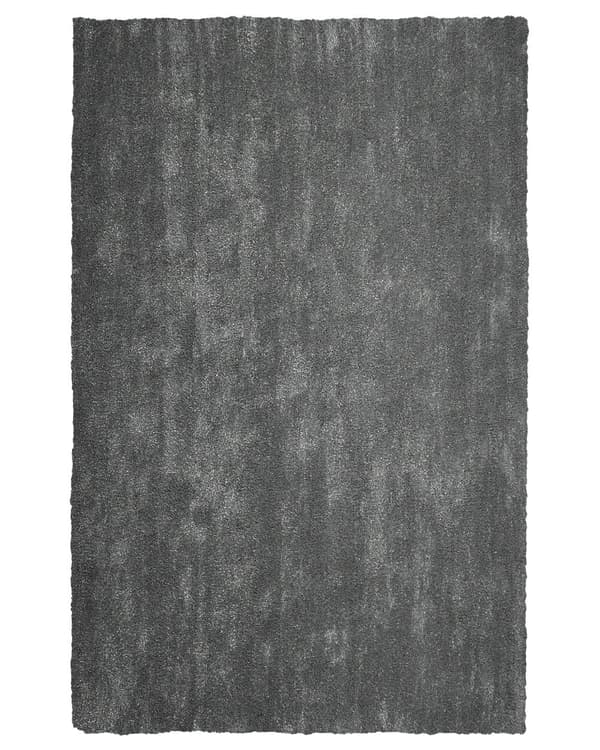 Teppe Mørkegrå Polyester Bomull 200 x 300 cm Shaggy Dekorativt Moderne Tilbehør Innredning