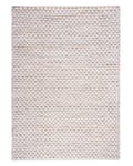 Miniatyrbilde 4 av 6: Teppe Beige Jute- og Bomullsblanding 140 x 200 cm Håndvevd Geometrisk Mønster