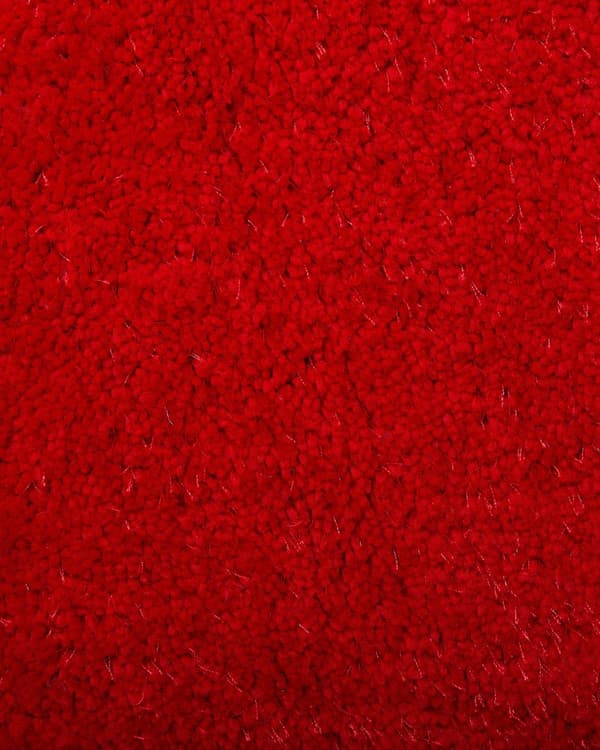 Teppe Rød Polyester Bomull 200 x 300 cm Shaggy Dekorativt Moderne Tilbehør Innredning
